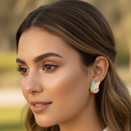 Pastel Dream Butterfly Stud Earrings