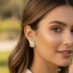 Pastel Dream Butterfly Stud Earrings