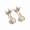 Starlit Elegance Drop Earrings