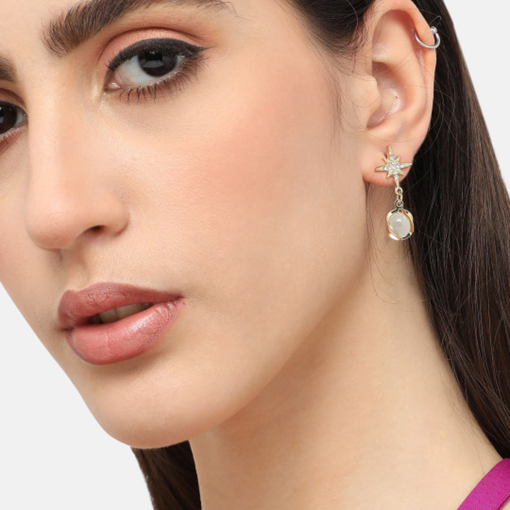 Starlit Elegance Drop Earrings